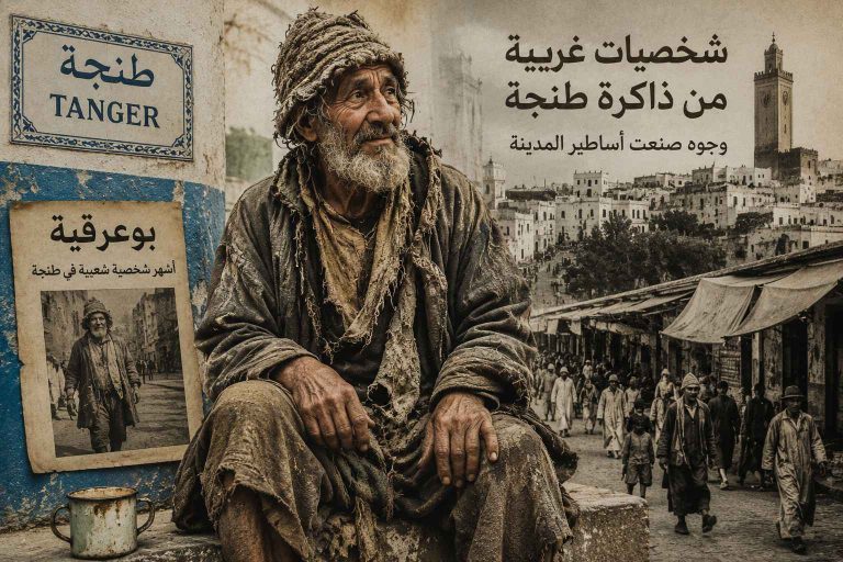 شخصيات شعبية غريبة في طنجة.. وجوه صنعت أساطير المدينة