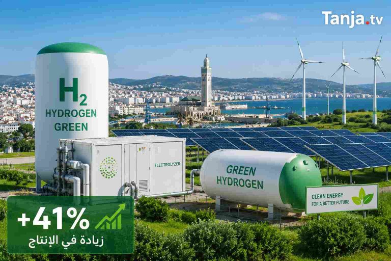 الهيدروجين الأخضر يمنح طنجة دفعة جديدة دراسة تكشف زيادة الإنتاج بأكثر من 41% Tanja.tv