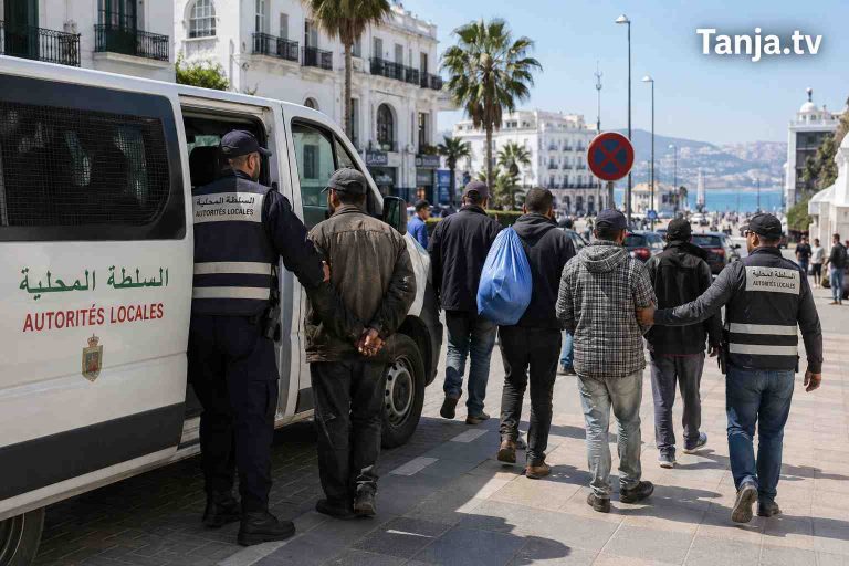 توقيف متسولين في طنجة حملات مكثفة لتحسين مشهد المدينة خلال موسم الصيف Tanja.tv