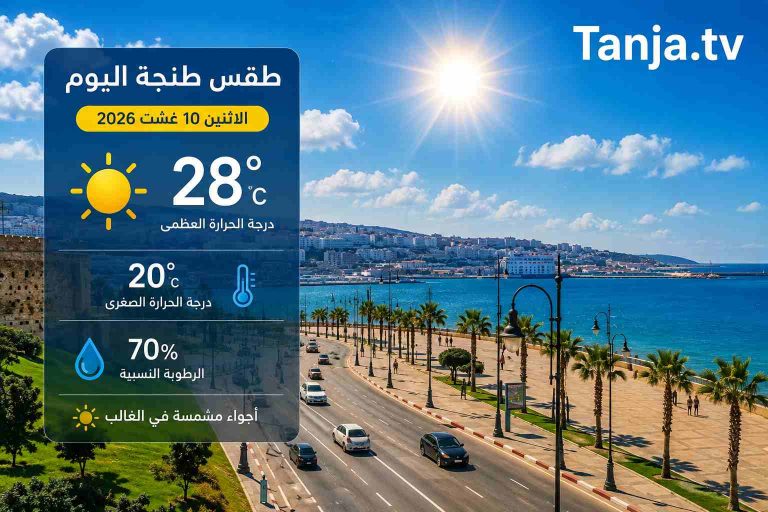 طقس طنجة اليوم الاثنين أجواء مشمسة وحرارة تصل إلى 28 درجة Tanja.tv