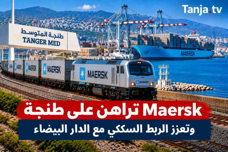 “Maersk” تراهن على طنجة كبوابة بحرية للمغرب وتعزز الربط السككي مع الدار البيضاء Tanja.tv